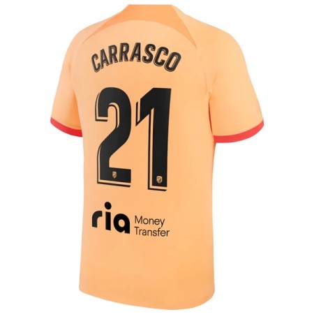 Atlético Madryt Carrasco 21 Trzeciej Koszulki Piłkarskie 22-23 Krótki Rękaw Atlético Madryt Carrasco 21 Trzeciej Koszulki Piłkarskie 22-23 Krótki Rękaw